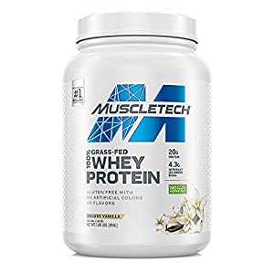Grass Fed Whey Protein | MuscleTech Grass Fed Whey Protein Powder | Protein Powder for Muscle Gain | Growth Hormone Free…