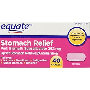 Equate Stomach Relief Caplets 40ct